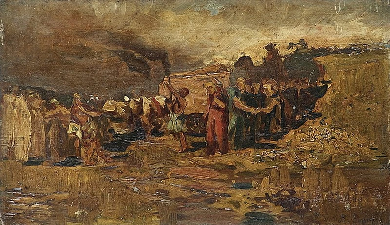 La sosta della carovana